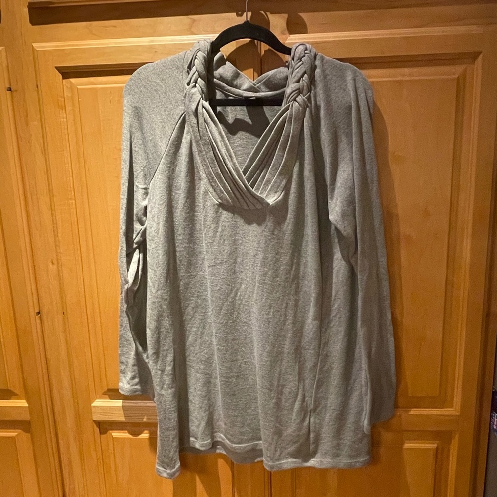 Anthro One September tunic sweater grey XL